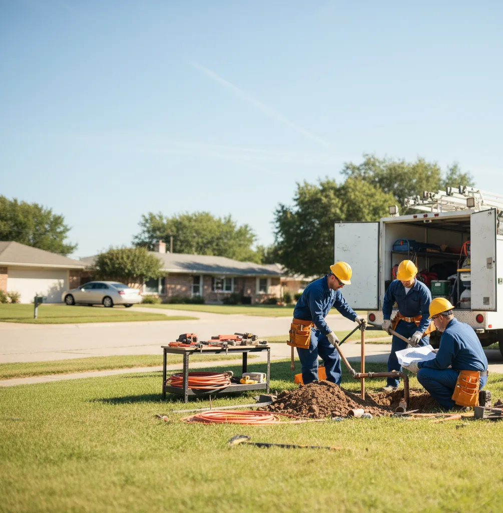 Sewer Line Repair in Kempner, TX